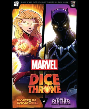 کارت بازی تاج تاس مارول: کاپیتان مارول علیه پلنگ سیاه ( Marvel Dice Throne: Captain Marvel v. Black Panther )