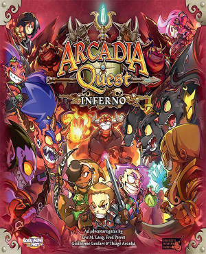 بردگیم آرکادیا کوئست : دوزخ ( Arcadia Quest: Inferno )