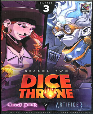 بردگیم تاس تاس: فصل دوم دزدان دریایی نفرین شده علیه مصنوعی ( Dice Throne: Season Two Cursed Pirate v. Artificer )